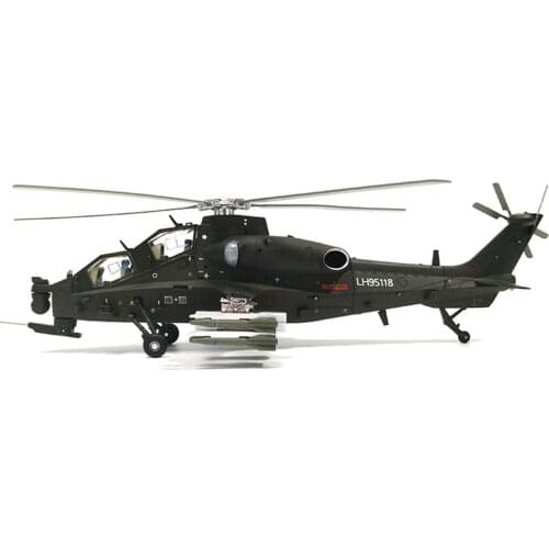 1:48 WZ-10 Alloy Diecast Helicopter Model Military Model for Home Decoration