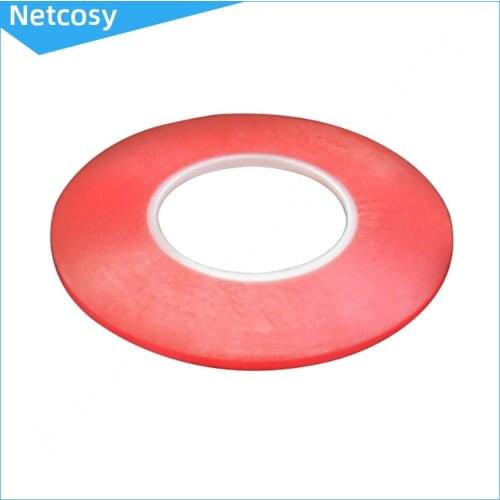 Netcosy 2mm Width Heat Resistant Double-Sided Transparent Clear Adhesive Sticker Tape Long Multi-Role For Phone Tablet Repair
