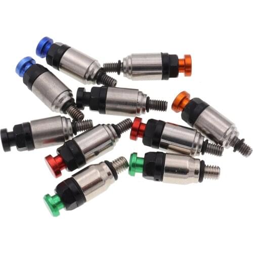 New 2Pcs/Pair M5*0.8/M4*0.7mm Motorcycle Dirt Bike Front Fork Air Bleeder Valves Shock Absorbing Screws Shock Absorbing