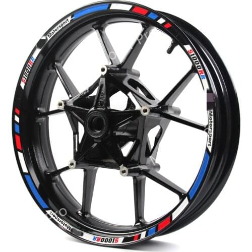 New For BMW S1000RR 2010-2015 Waterproof Wheel Rim Stickers Motobike Decals Sitcker Decoration Accessories S 1000 RR 1000cc