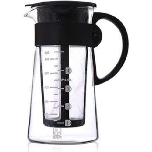 Portable plastic cold brew iced coffee/tea maker tea pot