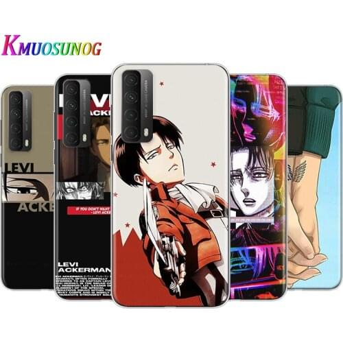 Transparent Cover Attack on Titan animation For Huaeri Y9S Y9A Y9 Y8P Y8S Y7 Y7A Y7P Y6P Y6S Y6 Y5P Y5 Pro Phone Case