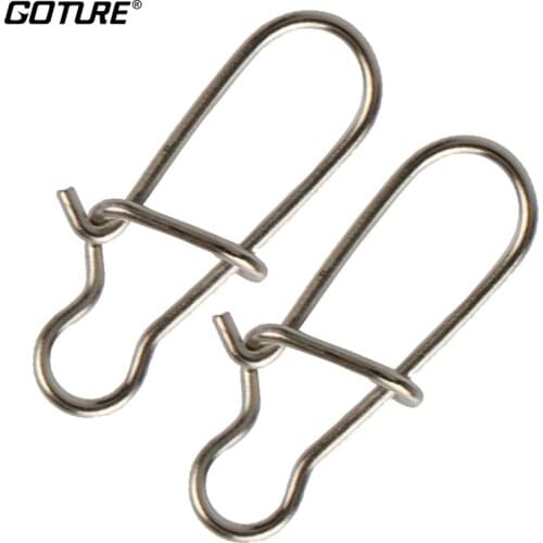 Goture 200pcs/lot Nice Snap Size 5, 3, 2, 1, 0, 00 Fishing Line Connector Hooks Terminal Snap Button Fishing Accessories