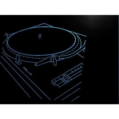 S108 Dj Muisc Player Band Studio Led Light Sign