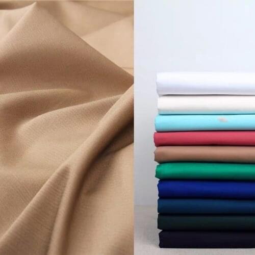 Twill Stretch Cotton Fabric Both sided colors DIY Shirt Jacket casual Pants Coat Patchwork pure cotton designer fabric
