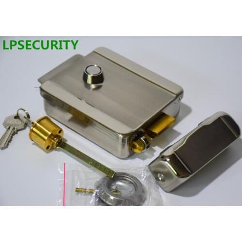 LPSECURITY 12V DC Access Control System RFID Electric Control Lock Electronic Door gate Lock free shipping