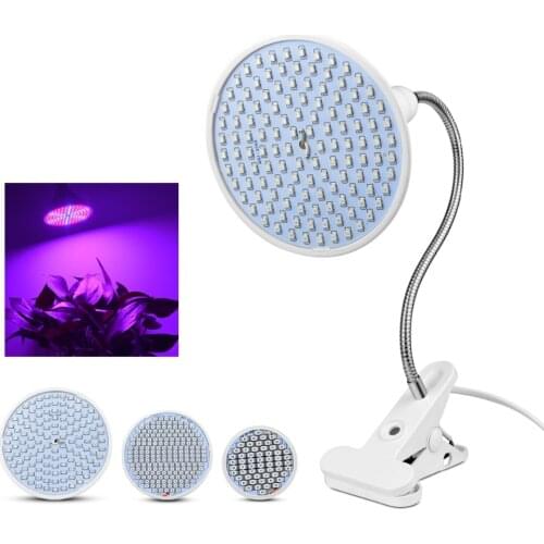 LED Bulbs Lamp for Plant Flower Growth Full Spectrum LED Grow Light E27 Bulb With Clip Holder Hydroponics System Phyto Lamp