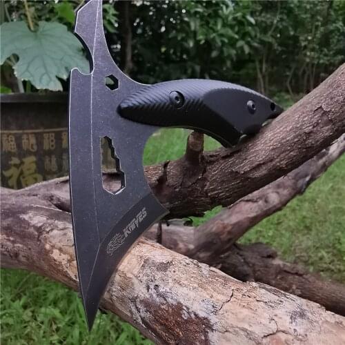 Axe 8cr15 Steel Tactical Knife Kitchen Knives Tomahawk Ax Machete Hatchet for Hunting Camping Survival Outdoor Everyday Carry
