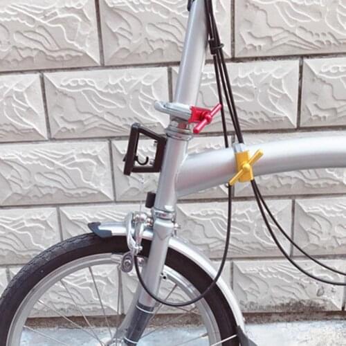 Aluminium Alloy Bike Magnetic Bicycle Hinge Clamp Levers Plate Set for Brompton