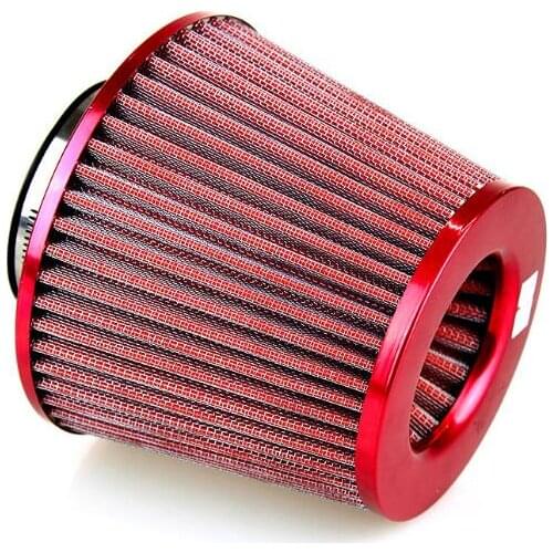 Racing Universal Air Filter 3" inch 76mm Air Intake Filter Height High Flow Cone Cold Air Intake Performance