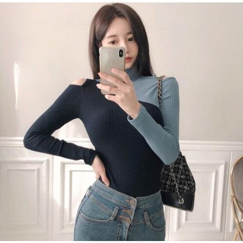 Winter new Womens sweaters Turtleneck knitted sweater women Sweater Pullover Knitted Casual Streetwear