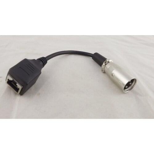 1pcs 15cm RJ45 Female Jack To XLR 3 Pin Male Plug Adapter Network Converter Cable