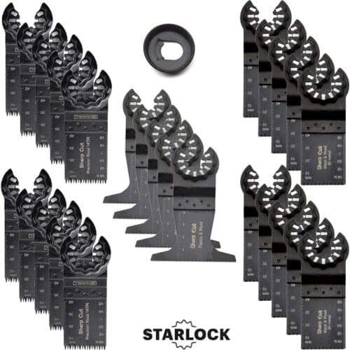 30% Off 26pcs Starlock Oscillating Multi Tools Saw Blades For Plunge Saw Machine Multimaster Power Tools Saw blades accessories