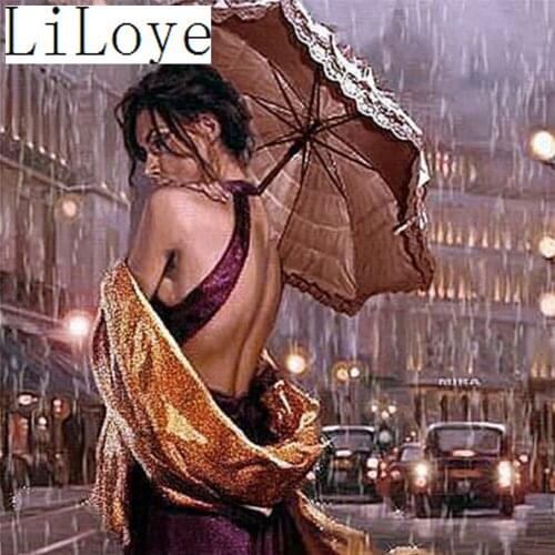 LI LOYE Icon Diamond Embroidery Full Diamond Painting Cross Stitch Crystal Girl Mosaic Rhinestones Home Decoration Painting R228