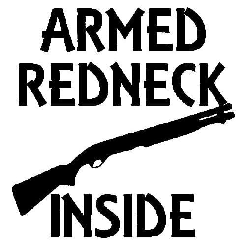 Car Stickers Armed Countryman Inside Interesting PVC Car Decoration Accessories Stickers Waterproof Black/white,14cm*13cm