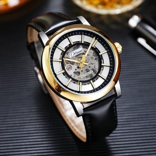 41.6MM Dial Fashion watch man Mechanical watches Casual Waterproof Automatic Self Wind Mechanical Wrist Watch Reojes De Hombre