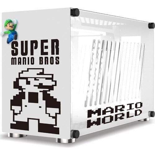 T60 / T40 Mini itx mini small case portable side transparent SFX power supply A4 case