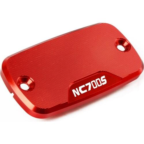 CNC Motorcycle Front Rear Brake Fluid Reservoir Cap Cover Motorcycle Accessories Fluid Tank Cap For HONDA NC700 S all years