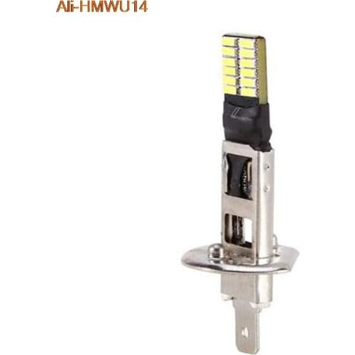 HID 6500K Xenon White 24 SMD H1 LED Replacement Bulb For Driving DRL Fog Lamp