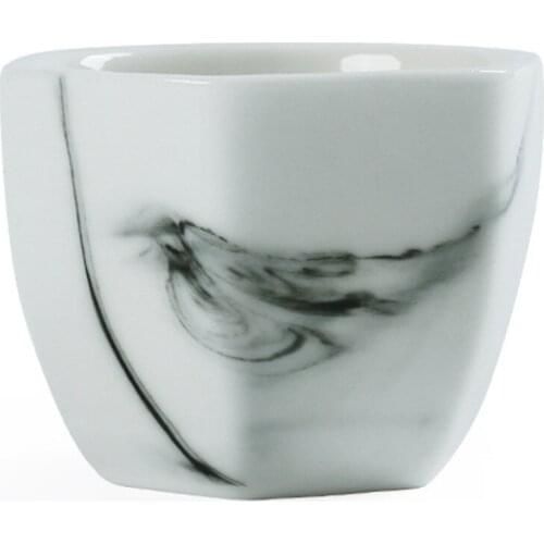 Ink hand-painted ceramic tea cup personal small tea bowl white porcelain single tea master cupaccessories home decor