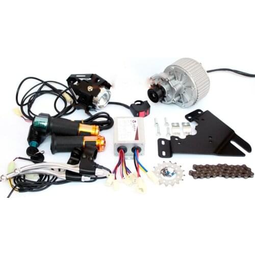 450W Conversion Kit For 44mm Disc Brake Electric Bike Popular Unite Brushed Motor Kit Homemade Electric Bike Parts DIY E-bike