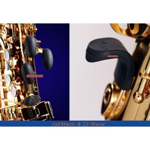 Lorico Saxophonet Thumb Rest-L-S3 and Saxophone Palm Key Risers L-K---Pack of 3 (D, E flat, F)