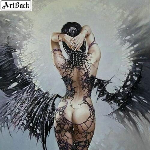 5d diy diamond painting sexy woman full square cross stitch kit 3d round mosaic sticker 50x50cm