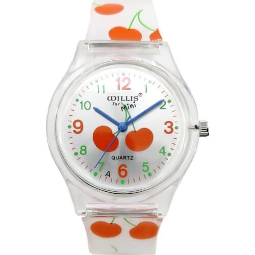 NATATE Woman Willis Fashion Quartz Watch Silicone Design Water Resistant with kids waterproof Watches Cartoon Wristwatch WH0013