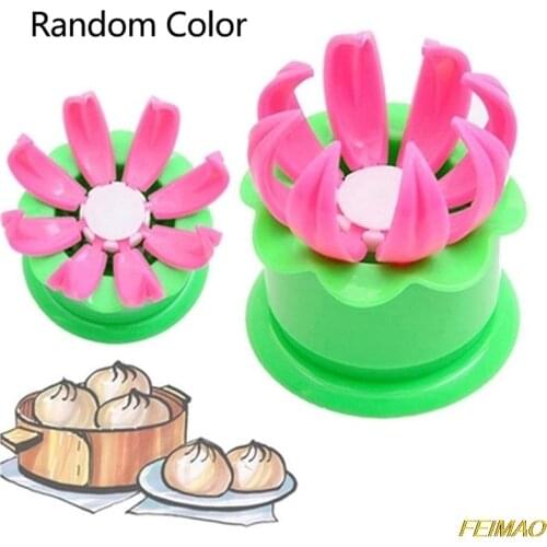 Random color Chinese Baozi Mold Steamed Stuffed Bun Mold Maker Dim Sum Shaper