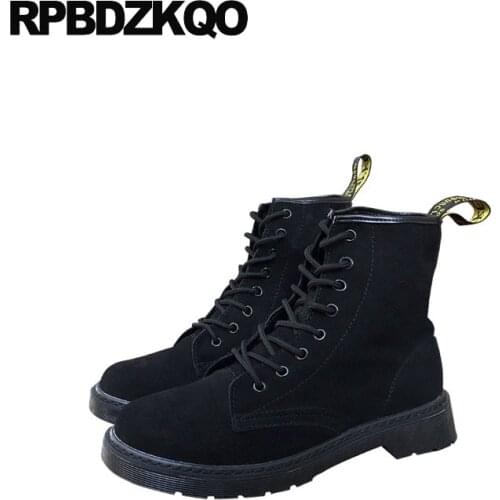 Fall suede military outdoor fur british style combat black short 2018 mens winter boots warm plus size army ankle shoes booties