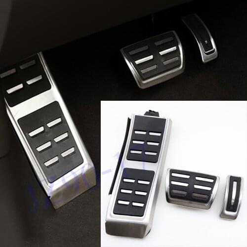 AT Pedal Foot Pad Accelerator Brake Clutch Rest Pedal Cover Carpet Fit For Audi A4 B8 A5 S5 A6 S6 A7 Q5 2012-2016 Fitting