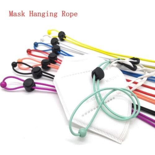1/5/8pcs Traceless Adjustable Face Mask Strap Handy Convenient Holder Rope Anti-los/drop Mask Lanyard Hanging Neck Halter Ropes