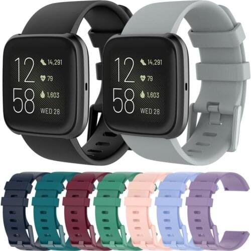 Smart Watch Strap For Fitbit Versa2 23mm-Silicone Strap For Fitbit Versa / Versa Lite / Versa 2 Sport Band Accessories