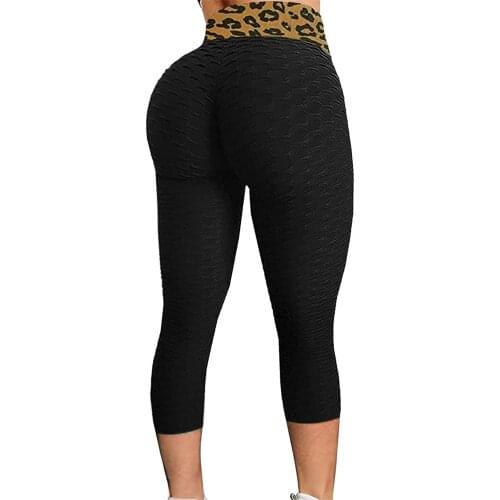 Leopard Print Workout Leggings High Waist Plus Size Fitness Pants Casual Sport Sexy Women Leggings Women Clothing ropa mujer