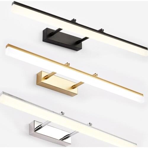 LED Wall light Bathroom Mirror Lamp warm white /white washroom wall Lamp fixtures acrylic 9W 40CM/ 12W 50CM makeup mirror light