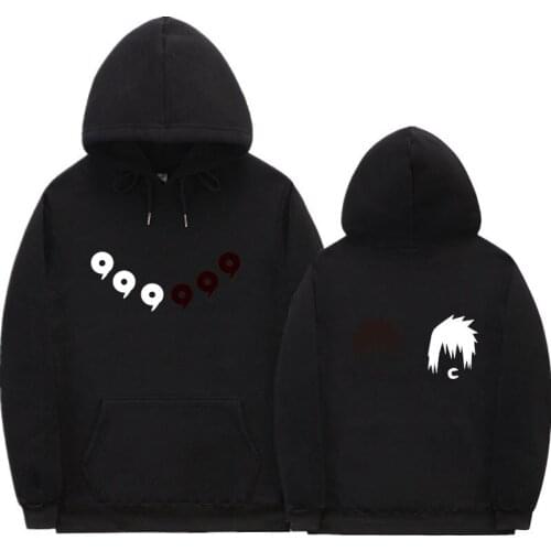 New Japanese anime printed Plush Hoodie Sweatshirt Boys and girls fashion Pullover Autumn and winter Street hip hop Coat
