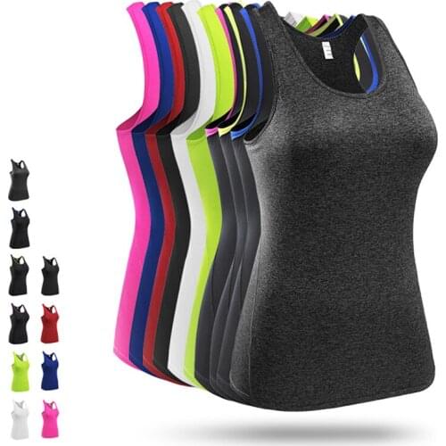 Yoga Tops Women Sexy Gym Sportswear Vest Fitness Tight Woman Clothing Sleeveless Running Shirt Quick Dry Yoga Tank Top