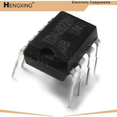 10piece TDA2822M TDA2822N TDA2822 DIP-8 = UTC2822M UTC2822 CSC2822 Dual Lo-Volt Pwr Amp Audio Amplifiers new original In Stock