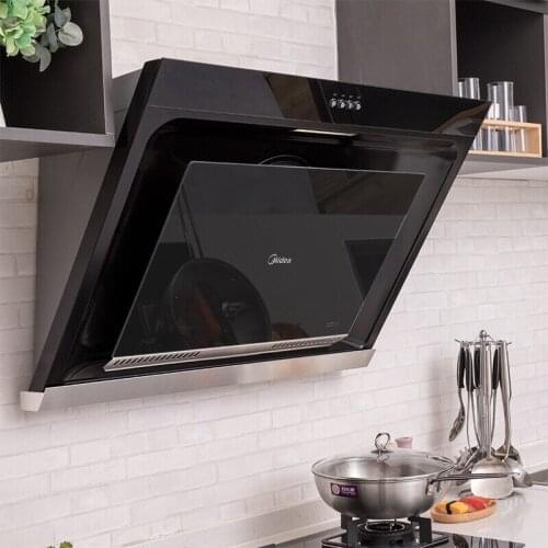 17m3/Min Stir-Fried Large Suction Side Suction Type Range Hoods 3D Ring Suction Household Kitchen Exhaust Hood 220V