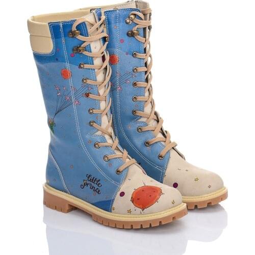 Streetfly 2021 new fashion Winter autumn colorful printed women Boots Non-slip sole Waterproof orthopedic boots