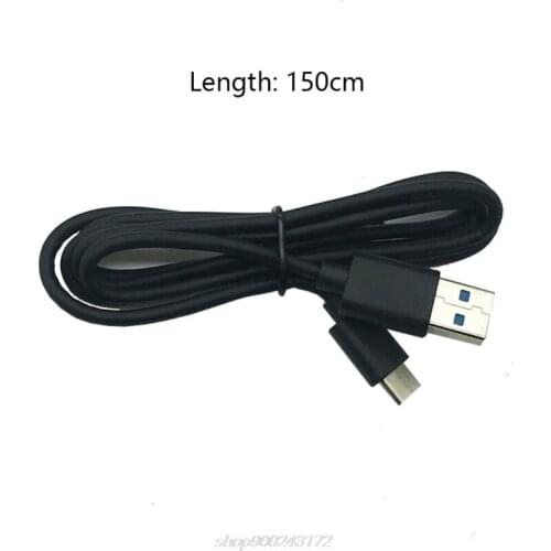150cm Length Type C Male to USB Male Interface Power Cord Adapter Charging Cable with Switch Button F17 21 Dropshipping