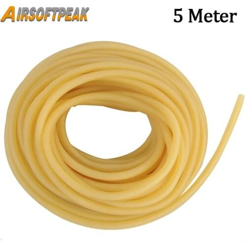 5 Meters Rubber Tube Natural Latex Elastic Slingshot Tubing For Shooting Hunting Band Catapult Outdoor Survival Bow Tool