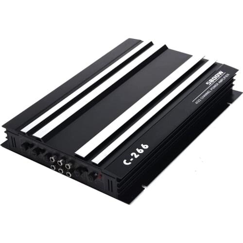 5800 W 4 Channel Car Audio Power Amplifier Digital Amplifier Car Stereo Audio Super HiFi Bass Power Amp Subwoofer 12V DC
