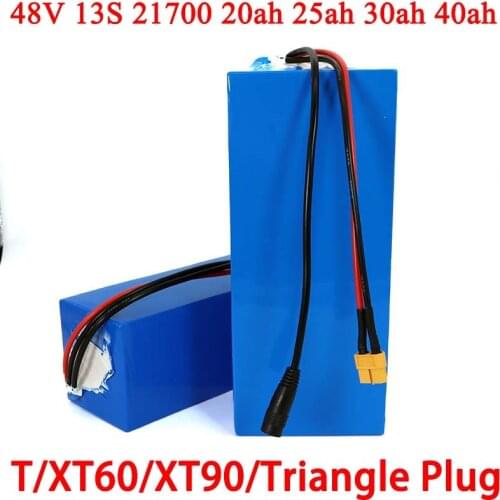 LiitoKala 48V 30ah 25ah 20ah 15ah 54.2v Power 30A BMS batteries 21700 Lithium Battery Pack For Electric bike Electric Scooter