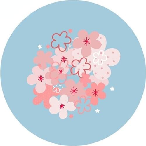 13cm x 12.9cm for Cherry Blossom Car Stickers and Decals Creative Snowboard Scratch-proof Window Camper Decoration