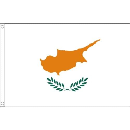 Free shipping xvggdg Cyprus Banner 90*150cm Hanging Cyprus National flag