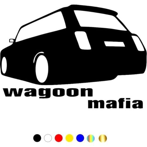 CS-10677# Vinyl Decal VAZ 2104 Lada Wagon Mafia Car Sticker Waterproof Auto Decors on Truck Bumper Rear Window