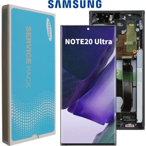 6.9'' ORIGINAL AMOLED For Samsung Galaxy Note 20 Ultra 5G N986F N986B LCD Display Touch Screen Digitizer Assembly