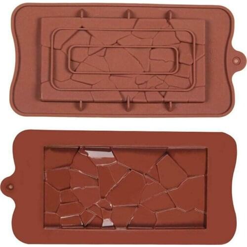 Chocolate Food Grade Silicone Mold Fondant Candy Bar Mould Cake Mode Decoration Kitchen Baking Accessories