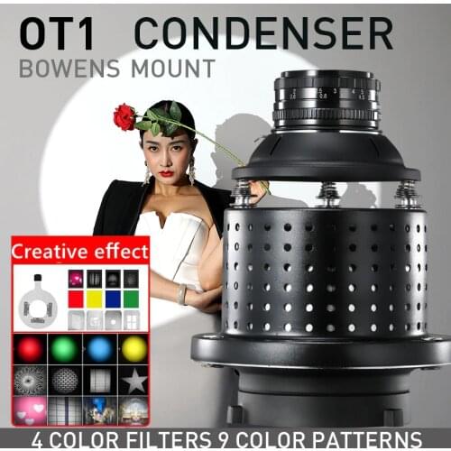 OT1 Focalize Conical Snoots Photo Optical Condenser Art Special Effects Shaped Beam Light Cylinder for Bowens mount